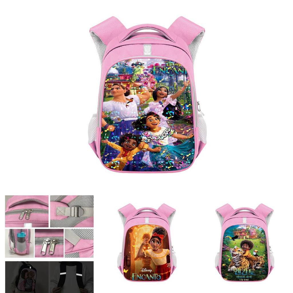 Encanto Mirabel Girls Backpack Waterproof Large Capacity School Bag For Kids