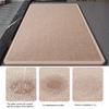 Huaqianguhh Minimalist Bathroom Rug, Absorbent Non-Slip Floor Mat, Rectangular Door Mat for Home Entrance Bedroom Living Room