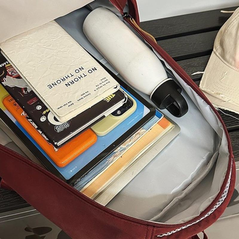 School bag new high value college style simple backpack couple light travel mountaineering large capacity backpack