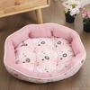 Summer Cooling Pet Bed: Breathable Cotton Nest for Cats and Small Dogs