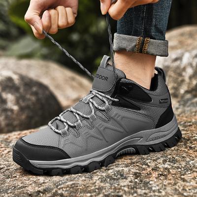 Men's Outdoor Hiking Boots High-top Plus Size Casual Shoes