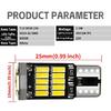 SEWICK 100PCS T10 W5W Led Bulbs 26SMD 4014 Chips 194 501 Canbus White Signal Lamp Car Interior Dome Reading Clearance Lights 12V