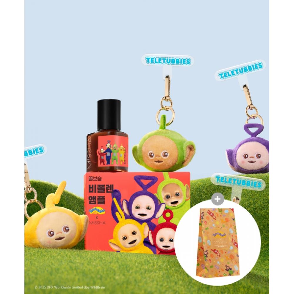 

Missha [teletubie Edition] Bee Pollen Renew Ampouler Key Ring Configuration+teletubie Paper Bag Gift FREE