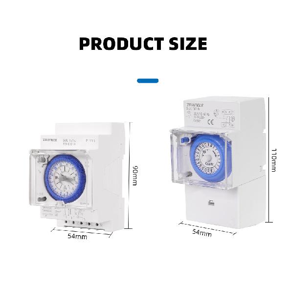 SUL181H SUL181D Mechanical Timer 24 Hours Time Switch Relay Electrical Programmable Timer 24 Hour Din Rail Timer Switch AC220V2