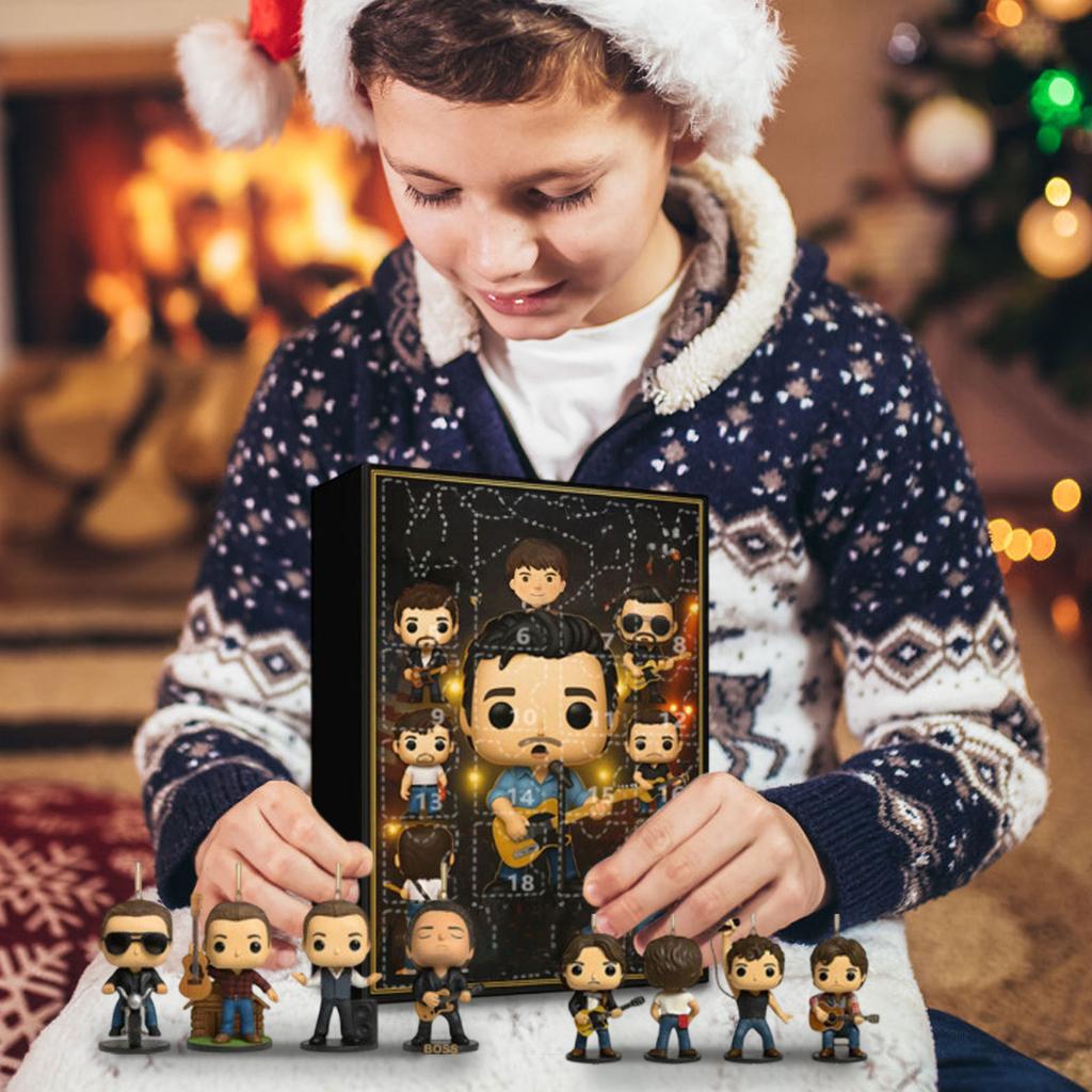 2D Advent Calendar Box, Christmas Countdown Calendar, 24 Day Christmas Advent Calendar, Christmas Tree Decoration