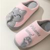 Cotton Slippers for Women, Cute and Warm Cotton Slippers for Maneki Neko In Autumn and Winter, Home Slippers