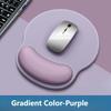 Gradient color mouse pad comfortable wrist rest non-slip mouse pad soft mouse pad wrist rest computer desktop silicone mouse pad