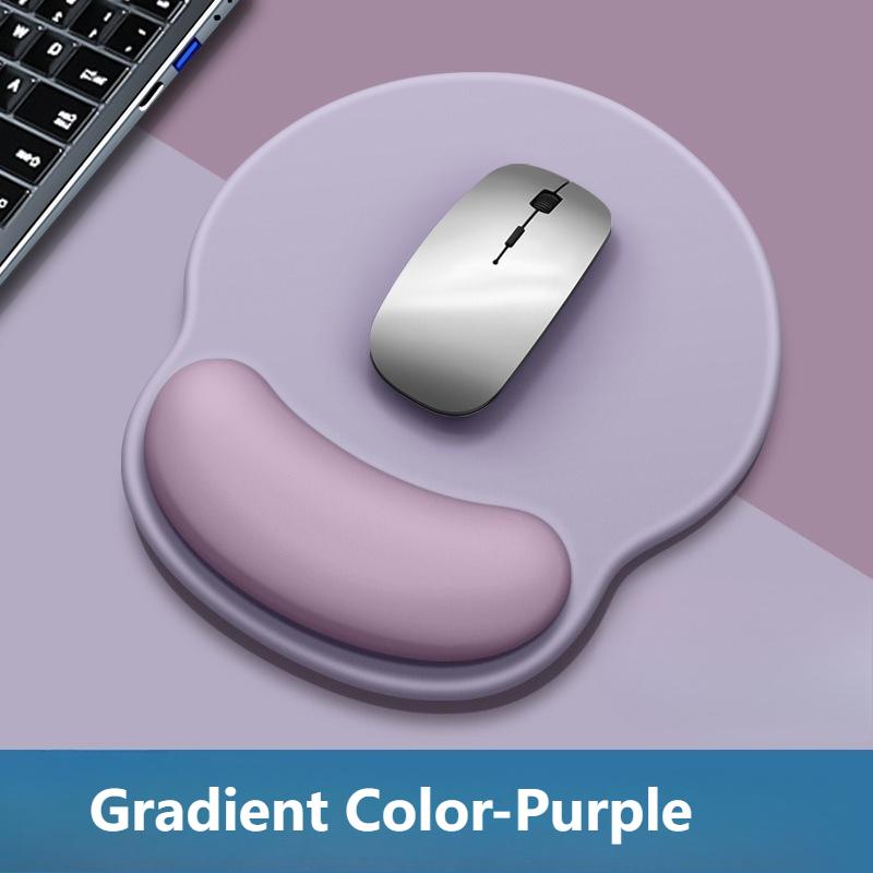 Gradient color mouse pad comfortable wrist rest non-slip mouse pad soft mouse pad wrist rest computer desktop silicone mouse pad
