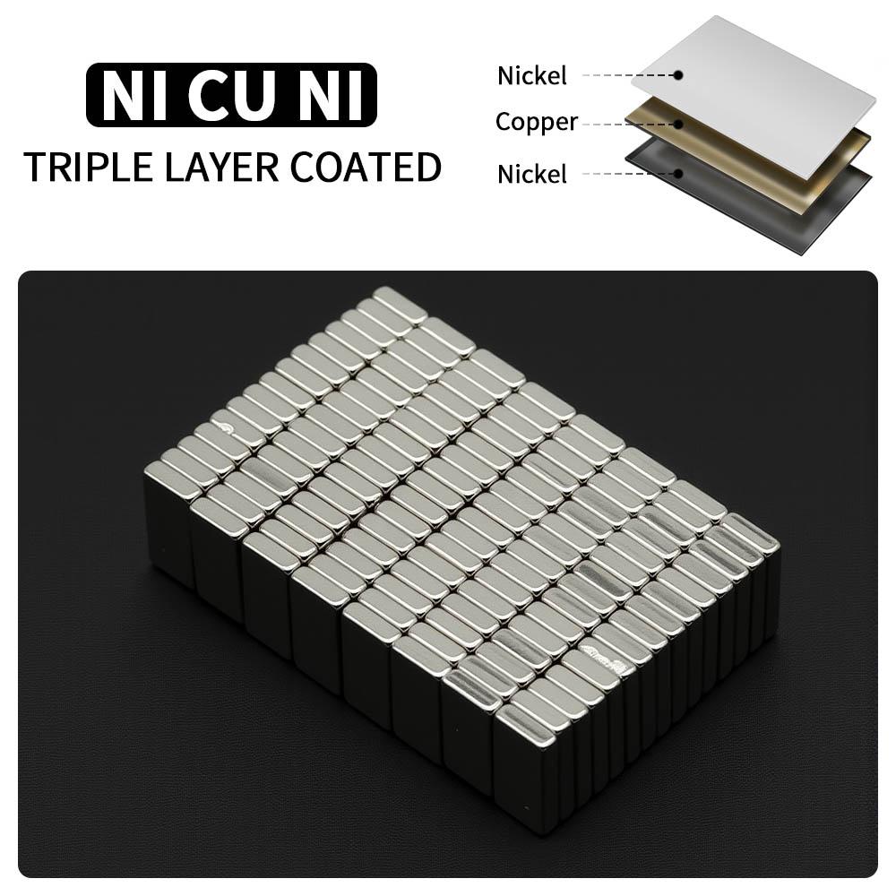 10x5x2mm Powerful Neodymium Magnet N35 NdfeB Permanent Magnetic imanes Block Super Strong Fridge Magnets DIY