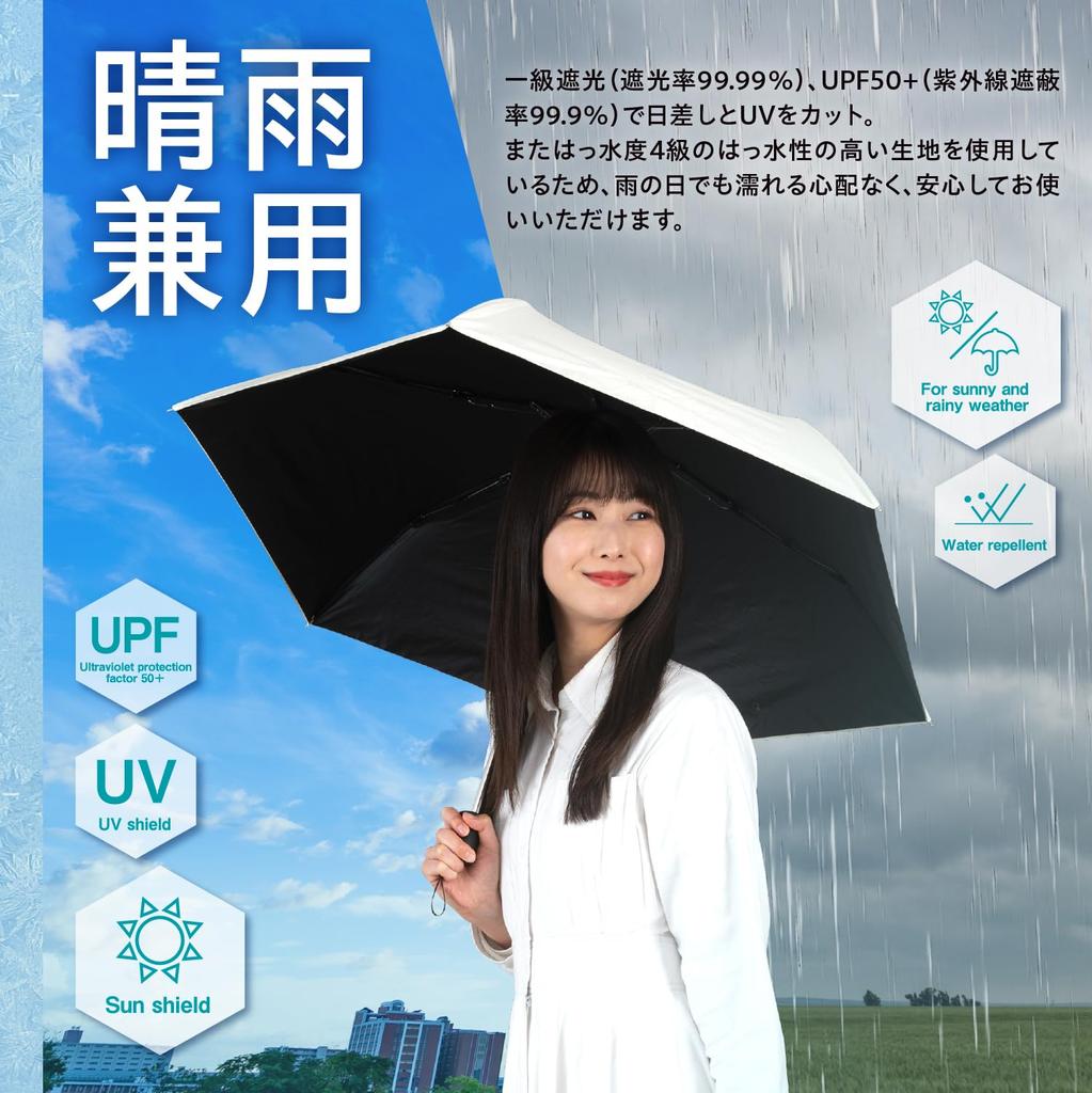 Parasol for Both Sun and RCP Folding Lightweight Heat Shielding Radiation Cooling Material Fabric Cut Rate Rate First Class Light Shield Rate S55 Heat