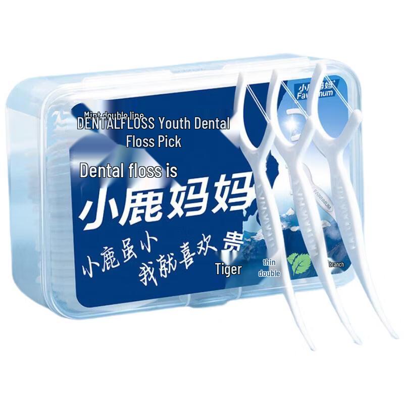 Xiaolu Mama Noble Tiger Double Line Mint Dental Floss Picks