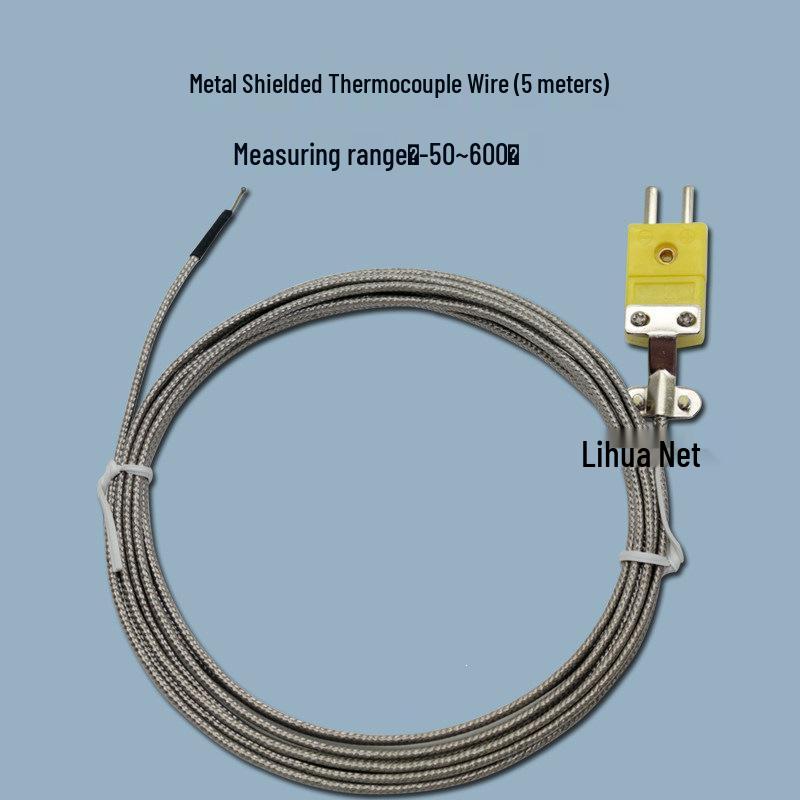 K-Type Thermocouple High-Temperature Probe: Oil, Furnace & Temperature Measurement Sensor