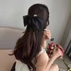Satin Ribbon Claw Clip / Satin Ponytail Half-Updo Golf Hairpin