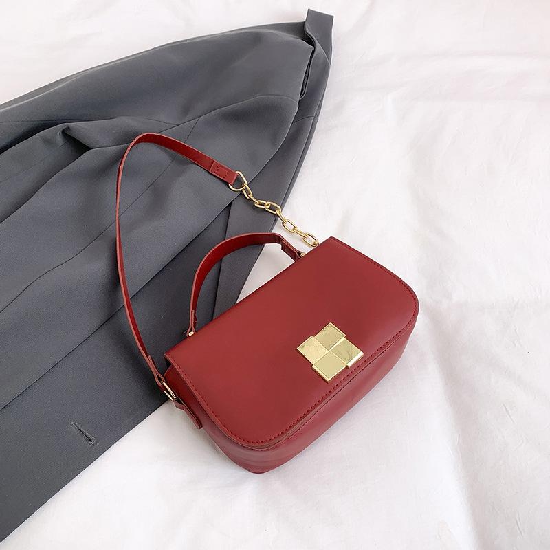 Premium texture fashion small bag women's messenger bag 2025 popular new versatile shoulder small square bag