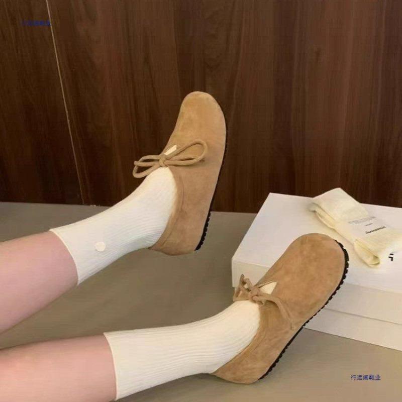 Platform Shoes Early Autumn Shoes Women's One-pedal New All-inclusive Spring and Autumn Single Shoes Women's Shoes