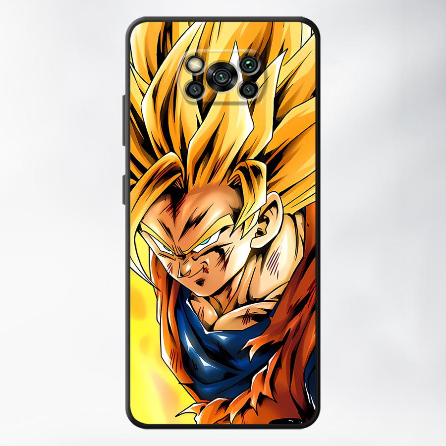 

Чехол для Xiaomi Poco C50 M3 M4 Pro M5 X3 X4 X5 C51 F3 F4 F5 C65 Funda Чехол для телефона D-ragonS B-allS Goku Poco F3