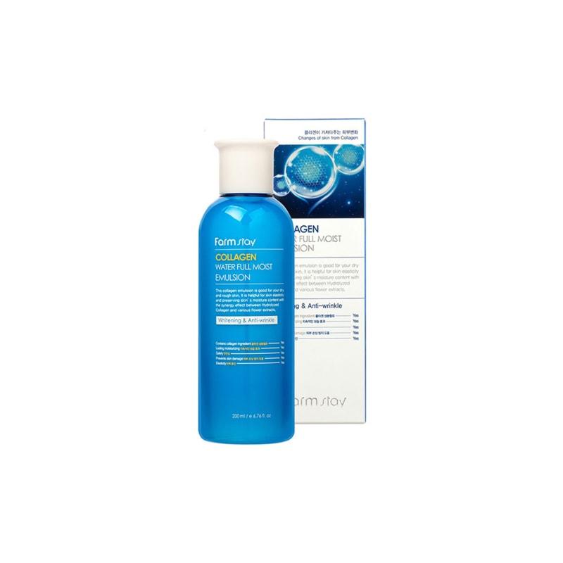 Émulsion hydratante à l'eau de collagène 200 ml