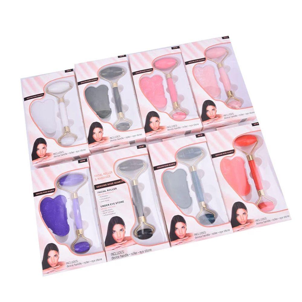 Wrinkle Removal Skin Care Face Lift Massager Facial Massager Roller Double Head Roller Guasha Board