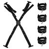 Adult BDSM Doorway Swing Set: Adjustable Hand & Ankle Cuffs