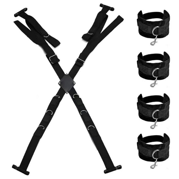 Adult BDSM Doorway Swing Set: Adjustable Hand & Ankle Cuffs