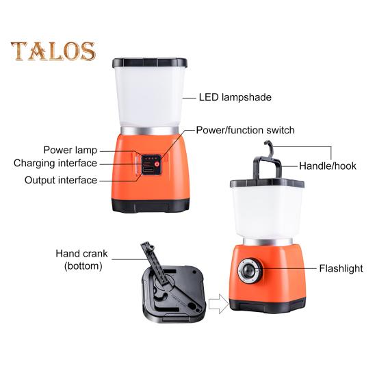 Tragbare Laterne Taschenlampe Super Helle Hohe Lumen Wasserdichte Batterie Powered LED Camping Laterne Notfall Licht