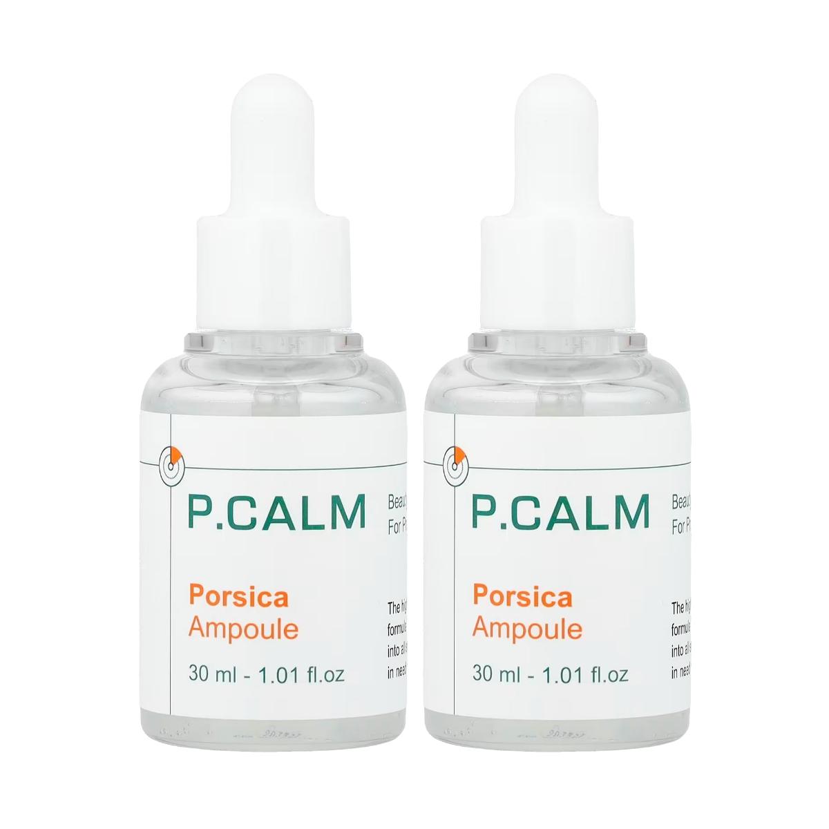 

P.CALM Porsica Ampoule 30ml [1+1] Double Set - Intensive Pore Care & Skin Texture Refining Serum