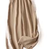 Women's 2026 Summer Ice Silk Wide-Leg Pants - Retro, Plus Size, Nine-Point Length, Solid Color, Thin and Comfortable.