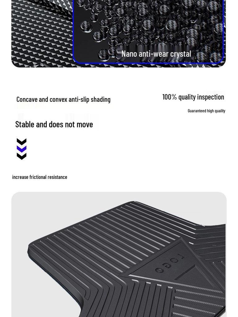 Trunk Mats Compatible with Toyota Camry, RAV4, Corolla, Ruifang, Wildlander, Highlander, and Avalon