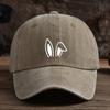 Fun Rabbit Ears Print Baseball Hat Unisex Outdoor Fashion Versatile Peaked Hat Trend