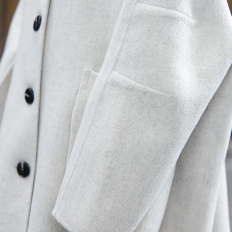 Mokana Women's Long Wool Blend Coat