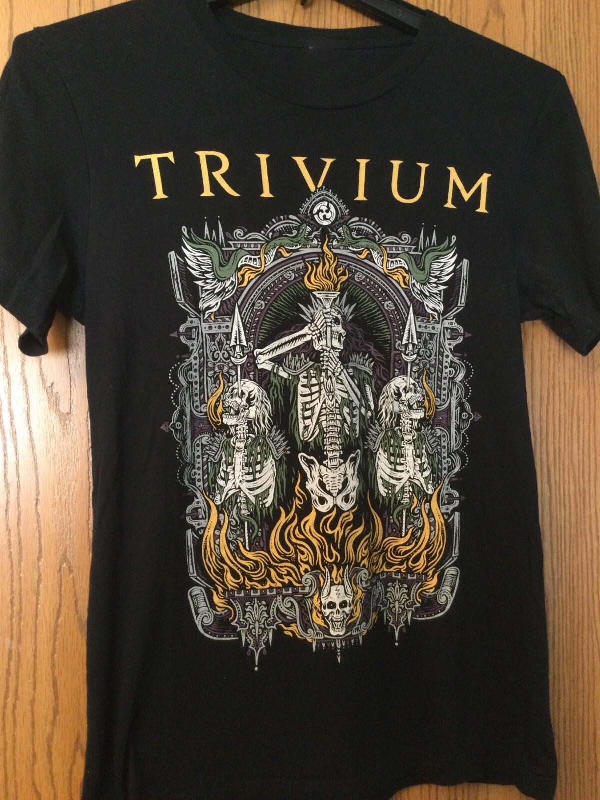 HOT! Trivium band Black Cotton T-shirt All size S-5XL HT307 L