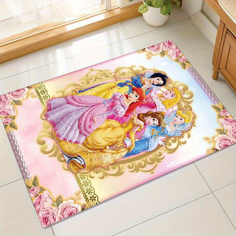 

1pc. Disney Princess Rug Home Decorative Carpet Office Floor Mat Outdoor Gift for Room Bedroom Living Room Dining Table Chair Coverz041041 60cm by 90cm