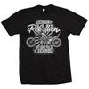 T-shirt Coton Homme Biker Moto Grande Taille Imprimé Cool Mode Streetwear Classique Grande Taille Tee Nouvelle Arrivée Top Moto