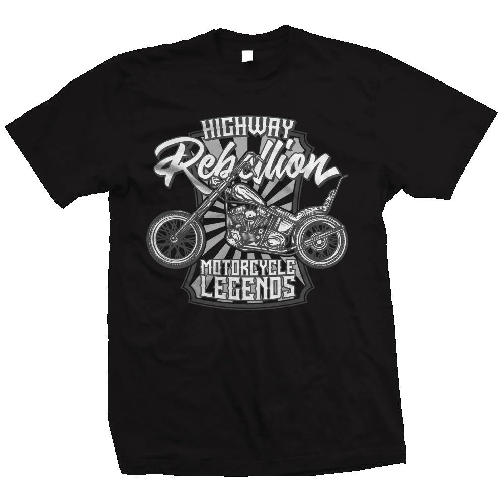 T-shirt Coton Homme Biker Moto Grande Taille Imprimé Cool Mode Streetwear Classique Grande Taille Tee Nouvelle Arrivée Top Moto