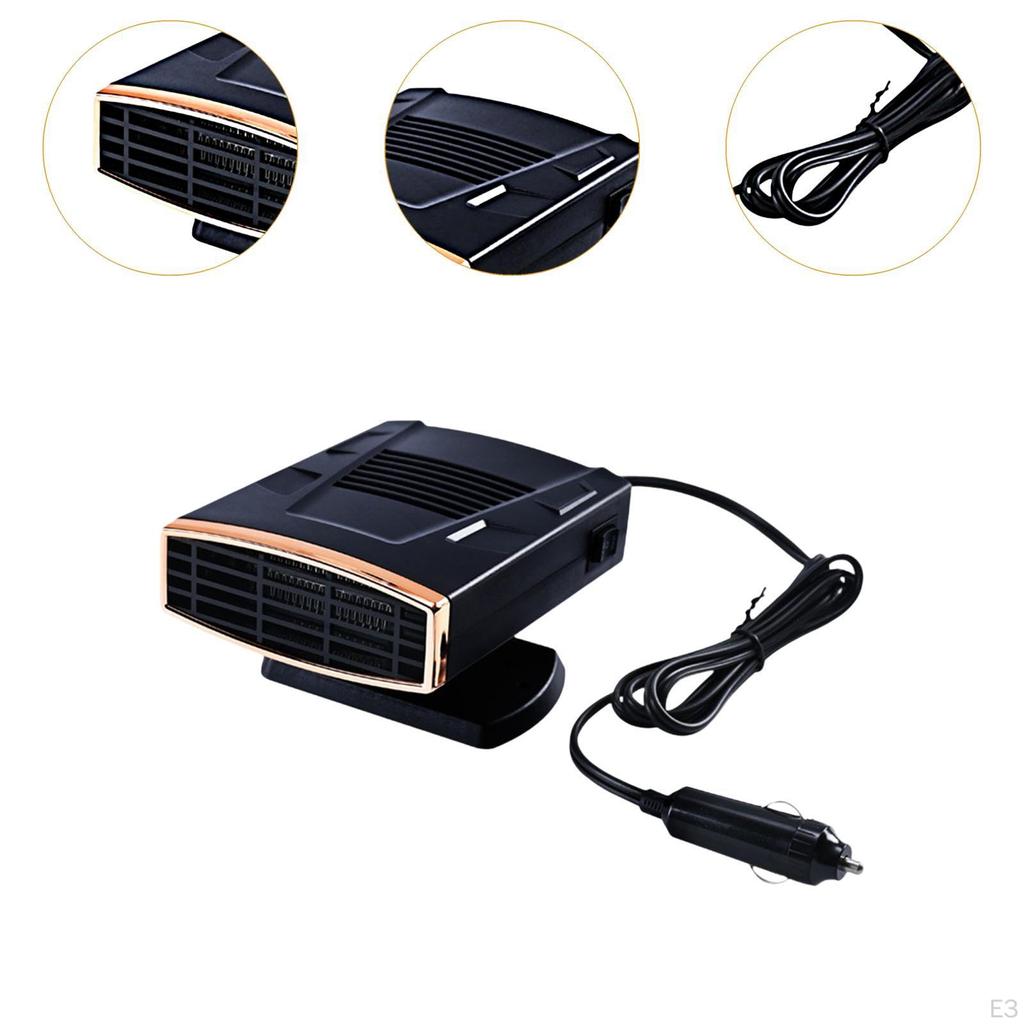 Car Heater Portable Automotive Defrosting Equipment Sturdy Defrost Defogger