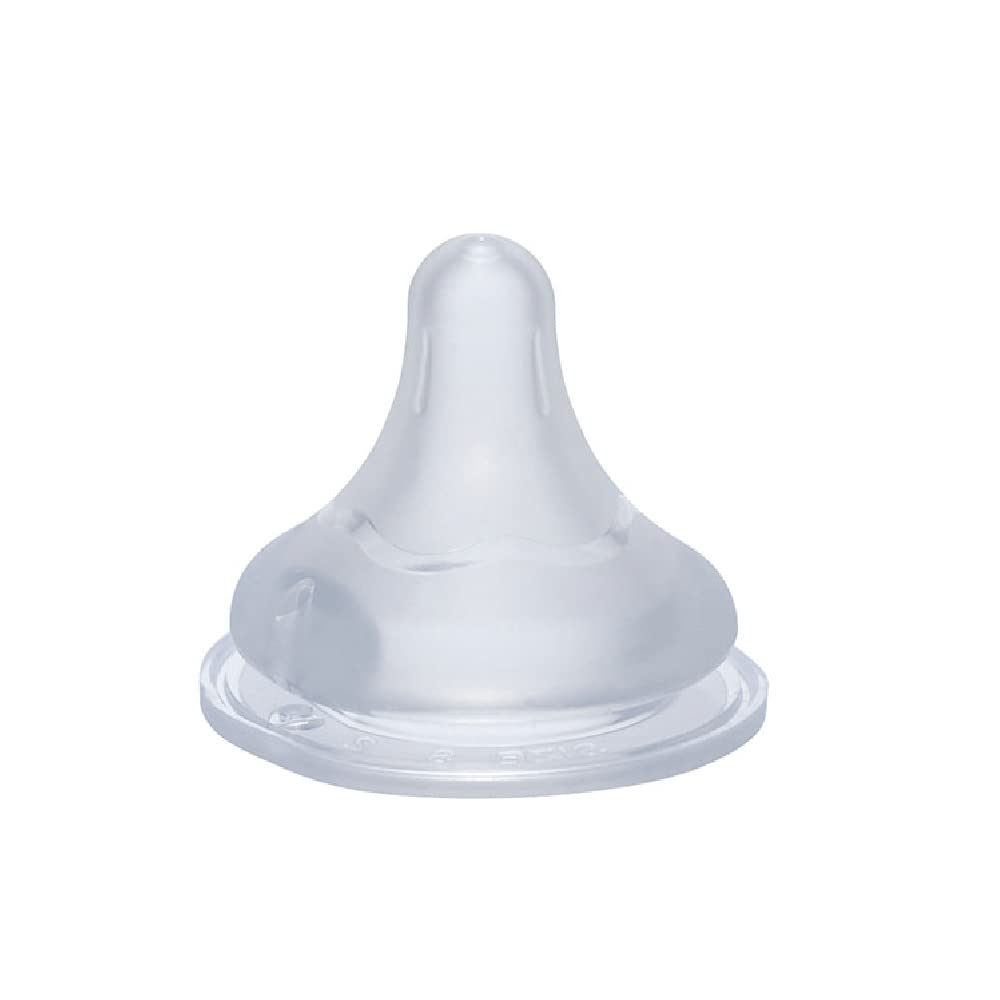 Pigeon Breastfeeding 1 Promotes Proper Nipples, Month, Small, 2-Pack, Latch-On