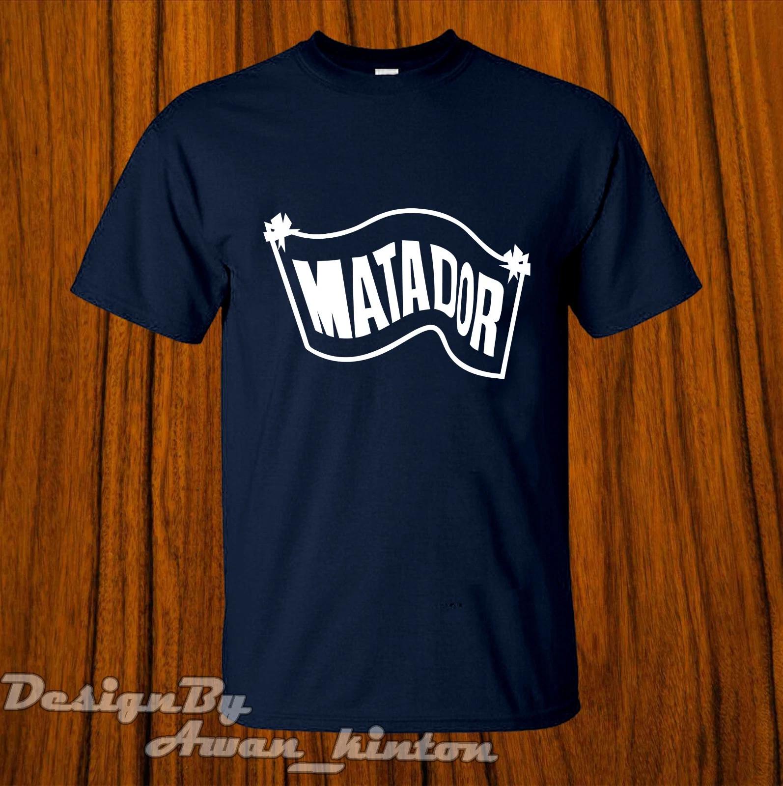 Men s and Women s T-shirts Dark Blue Matador Funnny Logo Tshirt Cotton Made In Usa XXL