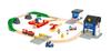 BRIO WORLD Rescue Team Set 36025 [44 Pieces] for Ages 3 and Up (Electric Train Toy with Wooden Tracks) Red, Green, Blue, and Yellow
