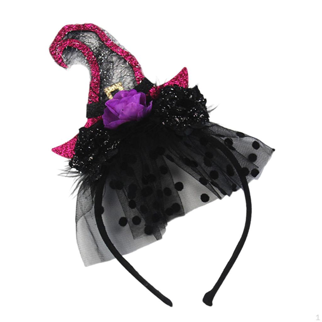 Halloween Hat Headband Hair Hoop for Party Cosplay Carnival