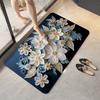 3D Soft Diatomite Bath Mat Absorbent Non Slip Quick Dry Bathroom Rug For Home Entrance Floor Carpet