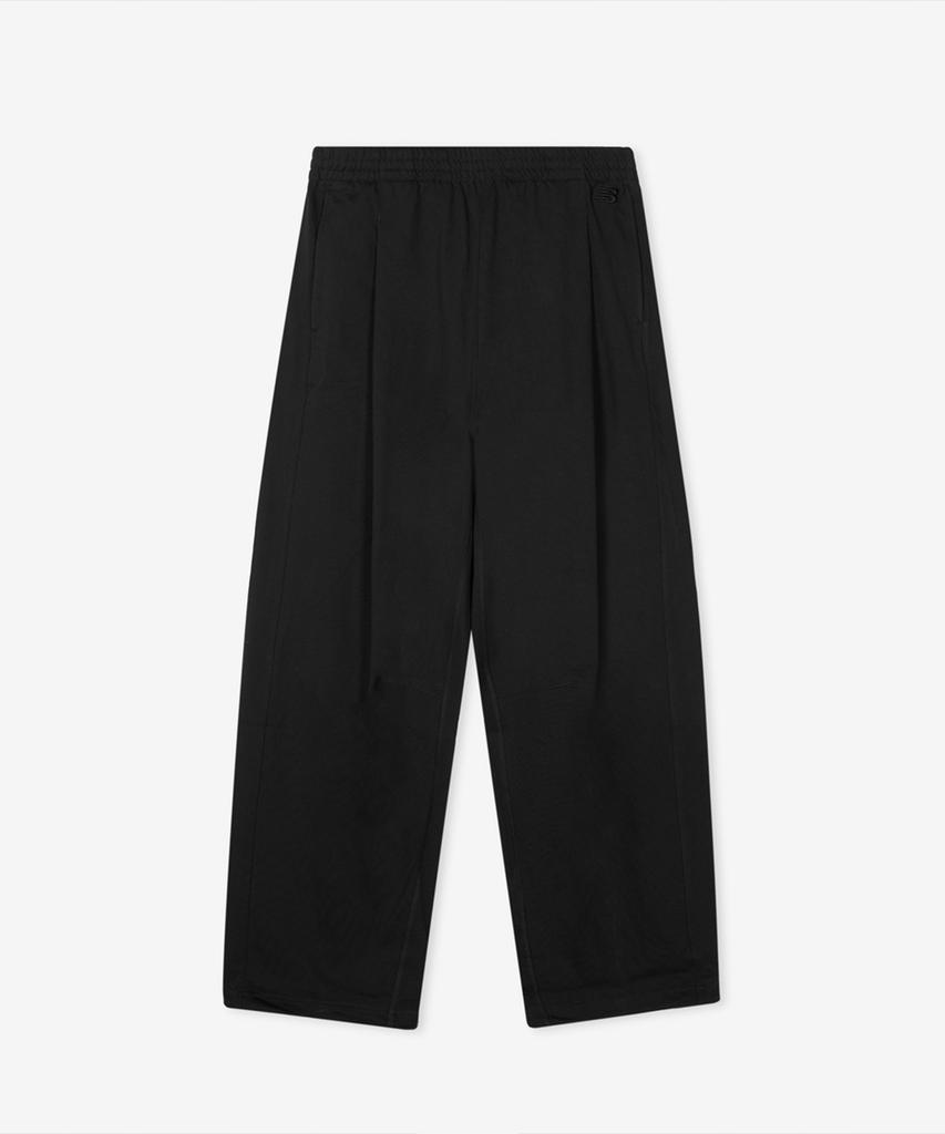 Nyuballanseu Nbmlg21443 / Uni Essential Summer Lightweight Side-Puck Over-Wide Pants (Black)