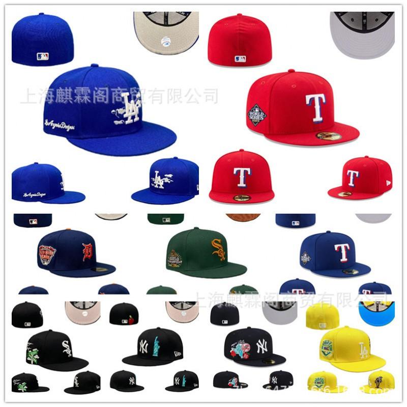 MLB New Era Fitted Baseball Cap Unisex Hip Hop Embroidered Sun Hat Outdoor