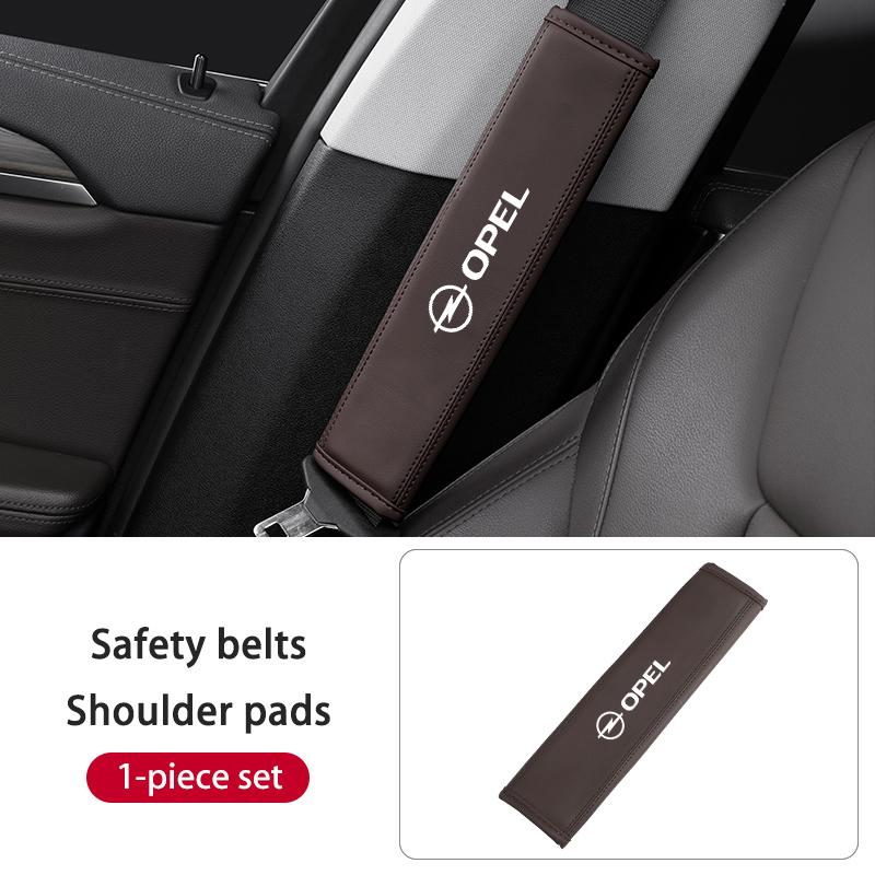 For Opel Car Seat Belt Cover Decor Shoulder Protection Safety Seatbelt Insignia Corsa Zafira Mokka Grandland Antara Ampera HT7