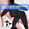 Realistic Miniature Soldier Figure Outfit 3in1 Clothes Set Breathable Hoodie Sweatpants Tees For Doll Display Scene