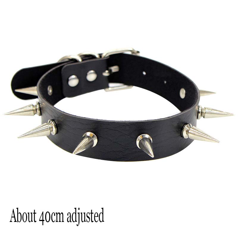 Femeie Negru Punk Guler Choker Colier Sexy Piele PU Lacăt Inimă Cheie Spike Choker Gothic Accesorii Cosplay Bijuterii Petrecere