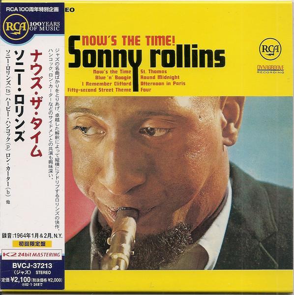 CD SONNY ROLLINS - Now's The Time! BVCJ37213 RCA 2001 Japan ObiJazz Used