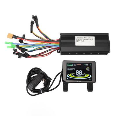Brushless Motor Controller Kit with LCD Display Panel Aluminum Alloy Sine Wave 3 Mode Controller for 36V750W 36V1000W