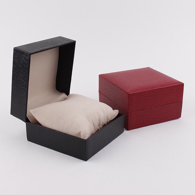 

Luxury Flip Cover Watch Gift Box High-end Watch Box - Black