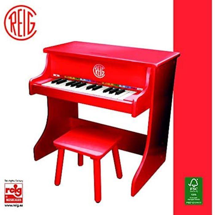 Klavír Vertikální - REIG - Model 7094 - Elektronický - Vícebarevný - S Lavicí