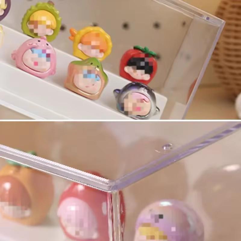 Dustproof Transparent Acrylic Display Box for Miniature Figurines and Decorative Items